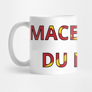 Drapeau Macédoine du Nord Mug